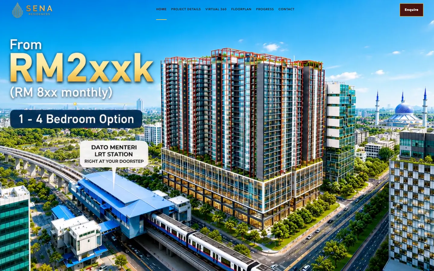 Sena Residence, Shah Alam: website project example
