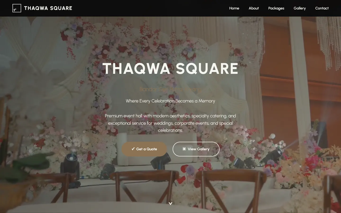 Thaqwa Square: website project example